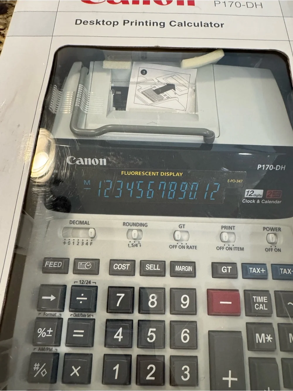 Canon desk top printing calculator P170-DH NEW